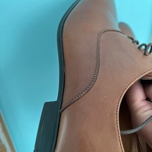 Brown leather mens shoes, size 11M, NWT, Giorgio Brutini